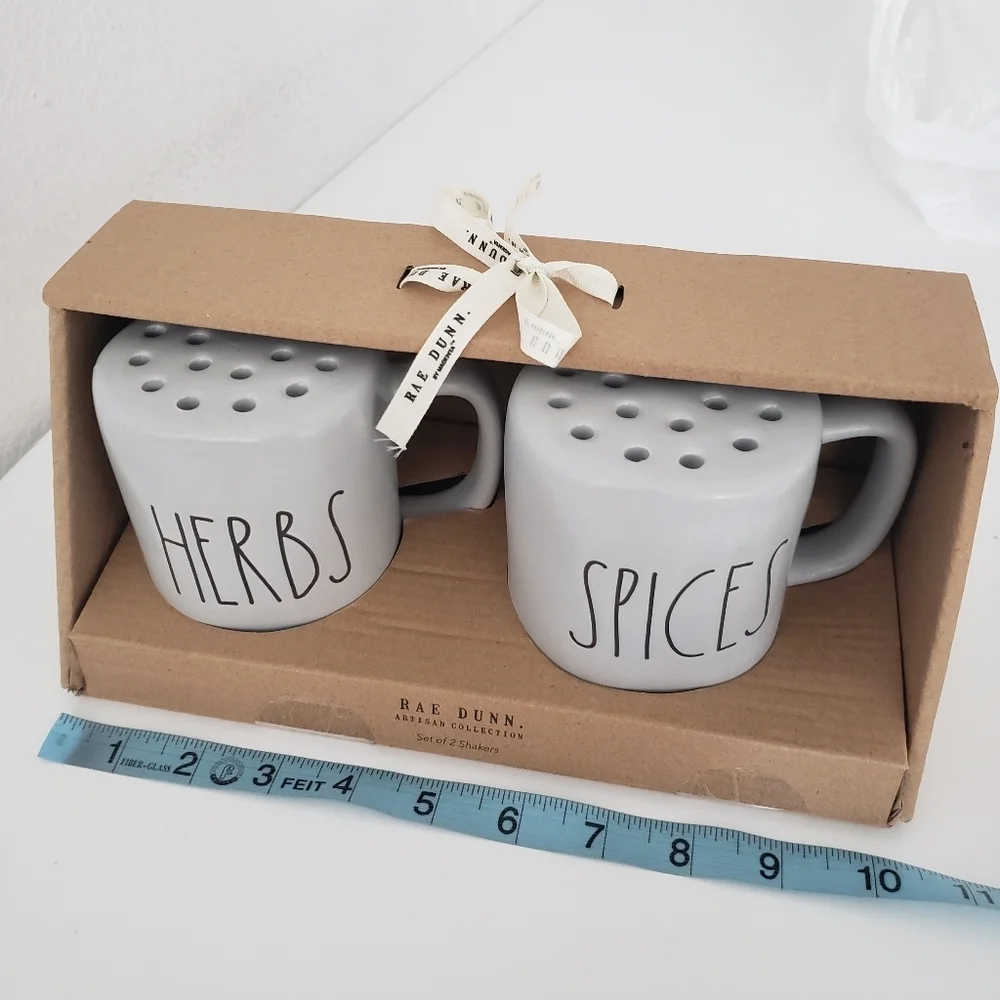 Rae Dunn Herbs and Spice Shakers Set